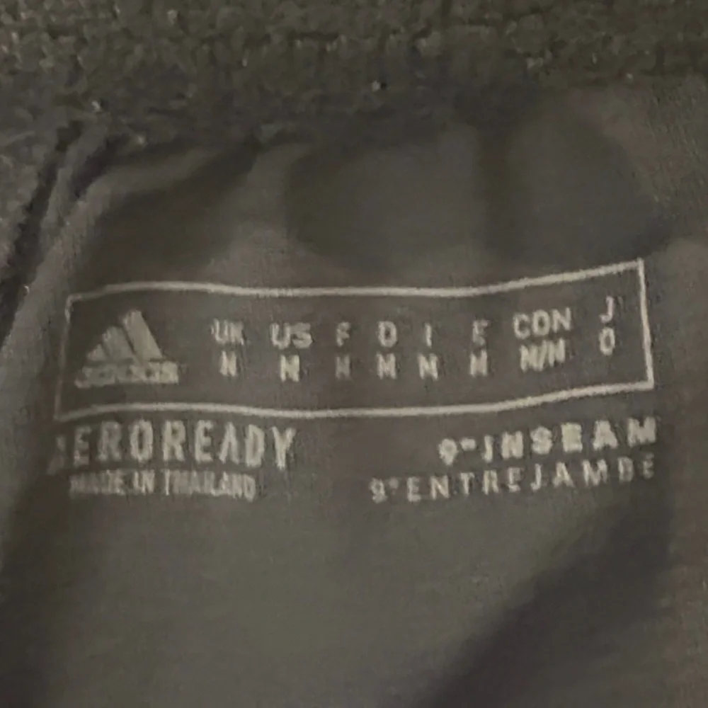 Adidas Bundle Men’s Active Navy Athletic Shorts / blue heathered Dry Fit Tee - M